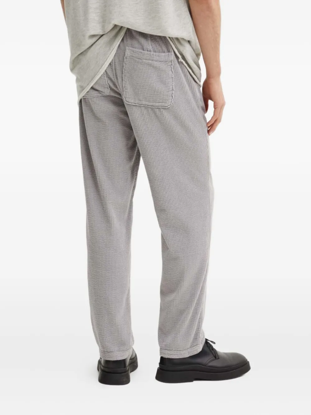 American Vintage Ribfluwelen broek Grijs