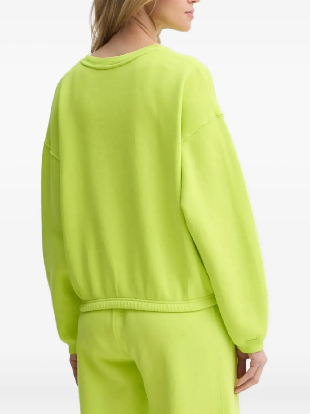 American Vintage Sweater met logoprint Groen
