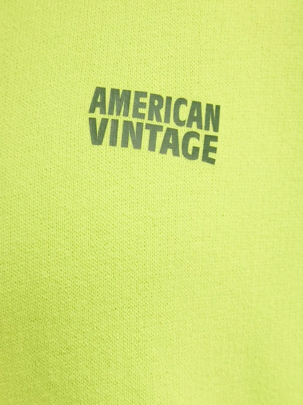 American Vintage Sweater met logoprint Groen