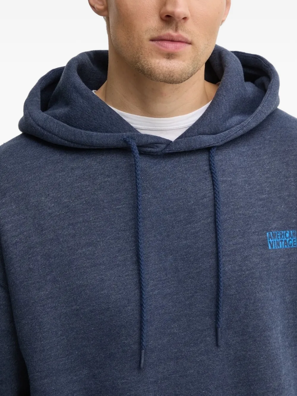 American Vintage Doven hoodie Blauw