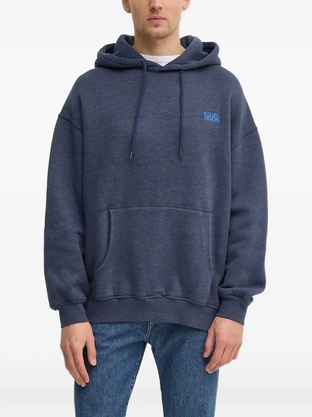 American Vintage Doven hoodie Blauw