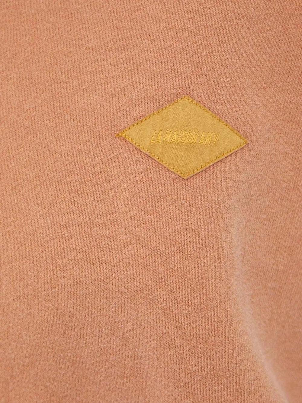 American Vintage Sweater met patch Oranje