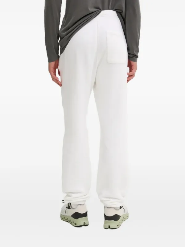 American Vintage logo-embroidered Sweatpants | White | FARFETCH