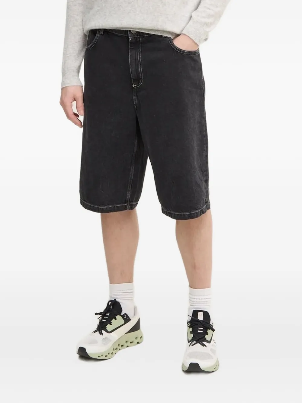 American Vintage Yopday denim shorts Zwart