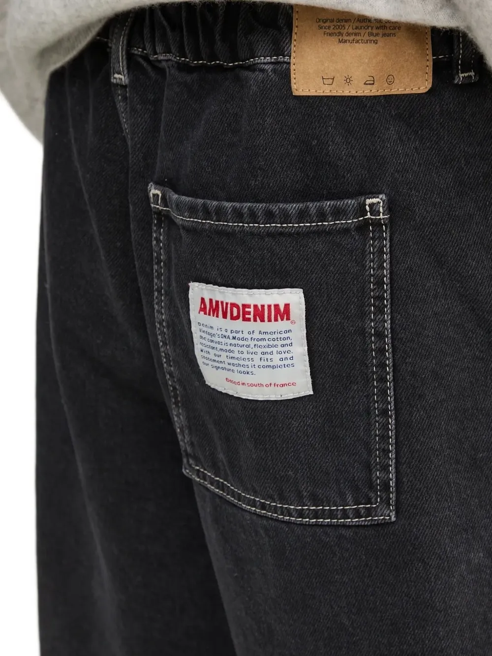 American Vintage Yopday denim shorts Zwart