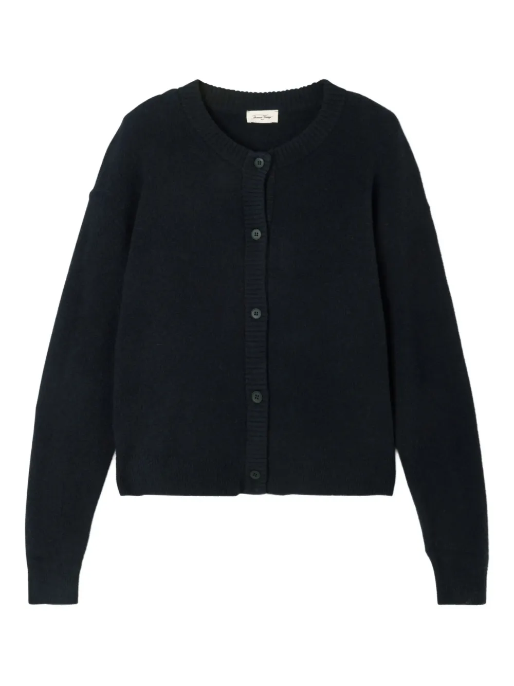 American Vintage Cardigan con bottoni - Nero