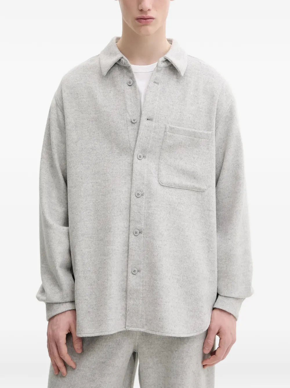 American Vintage button pocket shirt - Grigio