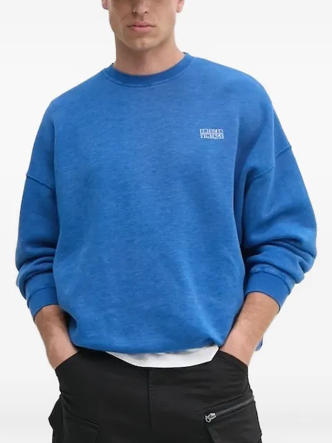 American Vintage logo-print crew-neck sweatshirt