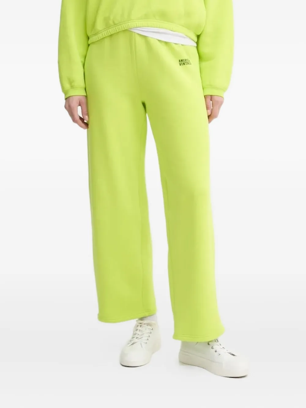 American Vintage logo-print track pants Groen