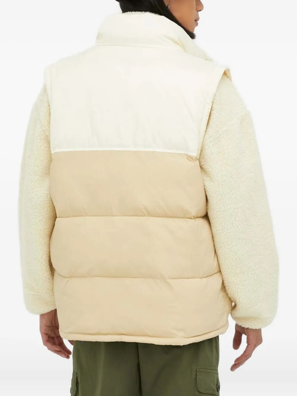 American Vintage Zotcity tweekleurige bodywarmer Beige