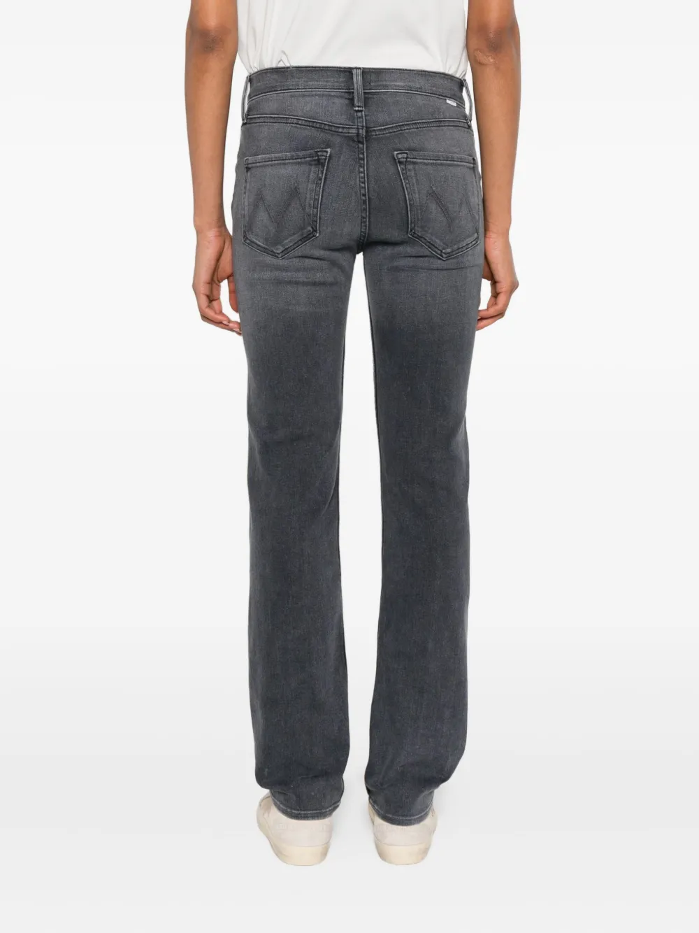 MOTHER The Mid Rise Rider Skimp jeans Grijs
