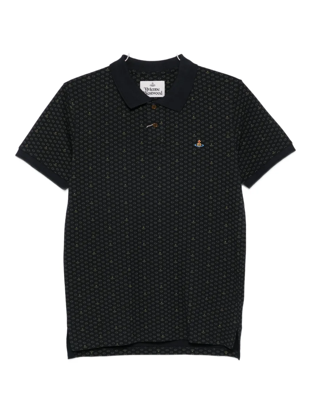 Vivienne Westwood cotton polo shirt Blauw