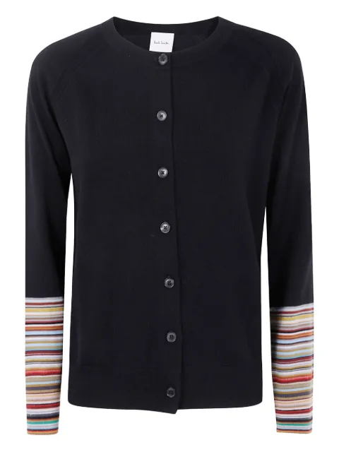 Paul Smith striped-cuff cardigan
