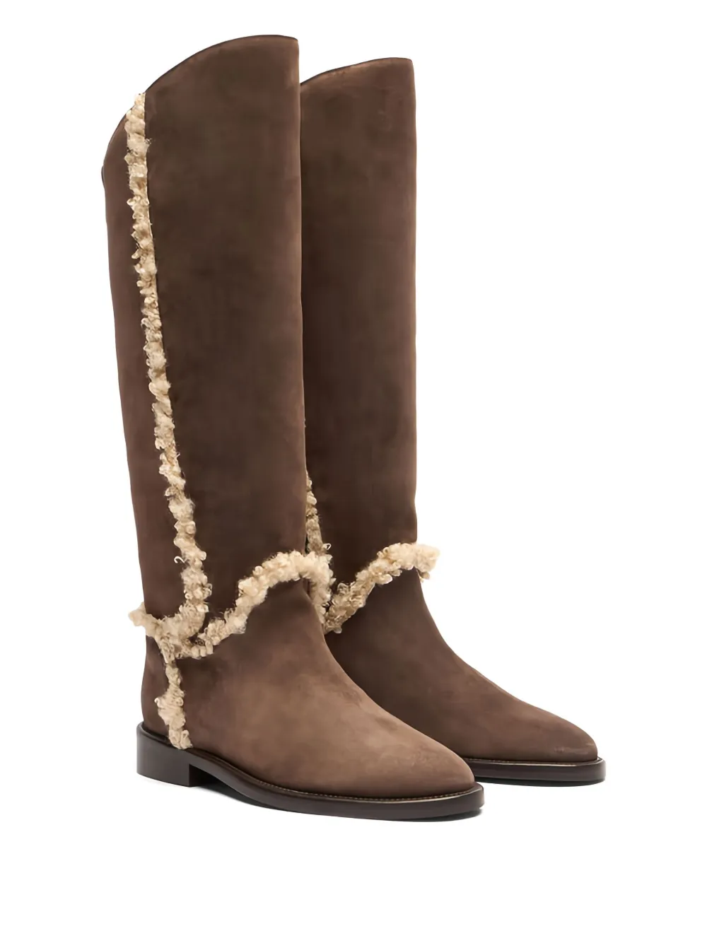 Casadei Riderama fur-trim boots | Knee-High Boots | Image 2