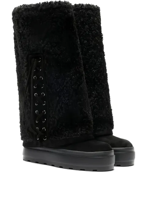 Casadei lace-up platform boots