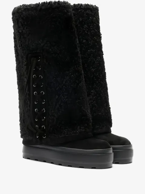 Casadei lace-up platform boots