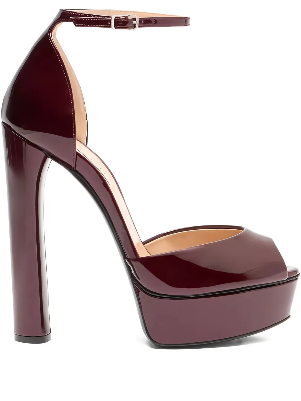 Casadei 140mm Flora platform sandals Red