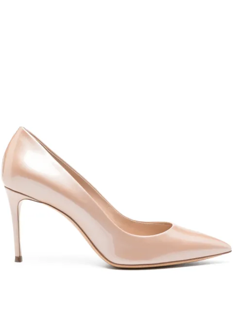 Casadei zapatillas con puntera en punta y tacón de 80mm