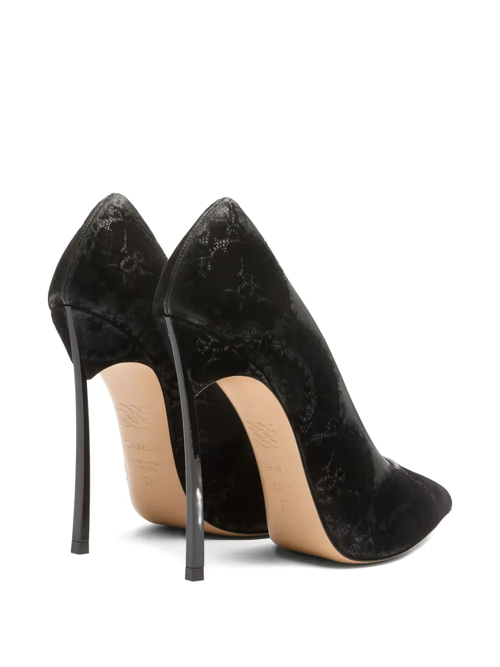 Casadei 120 mm Blade Lingerie pumps met hak Zwart