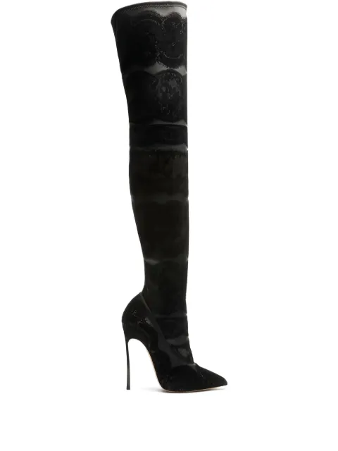 Casadei 120mm Lingerie boots 