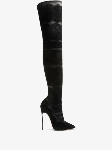 Casadei botas Lingerie con tacón de 120mm