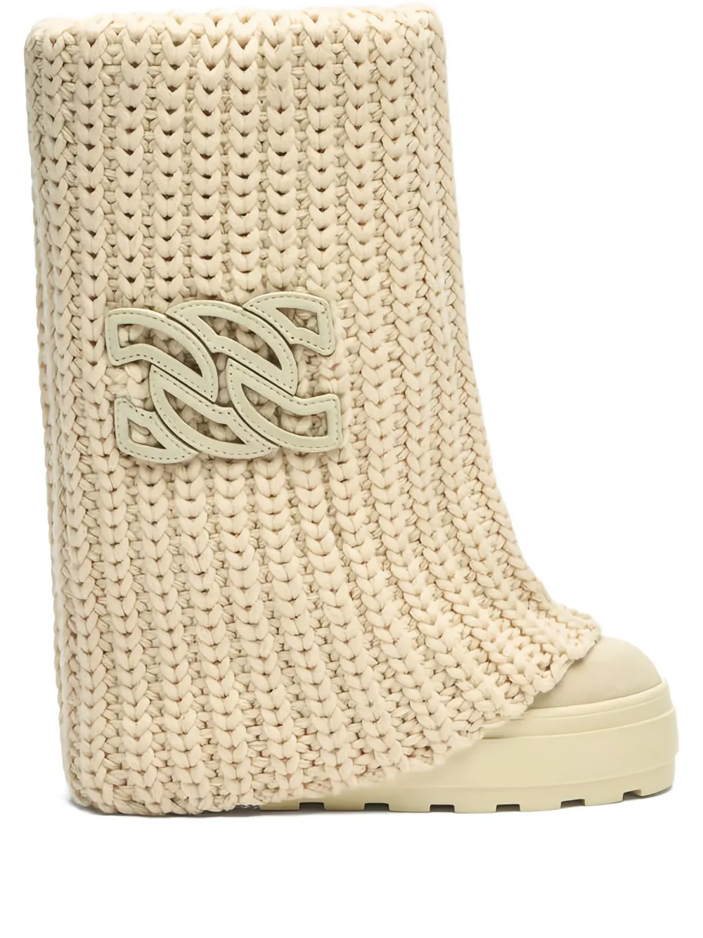 Casadei Stiefel Mit Logo-schild In Brown