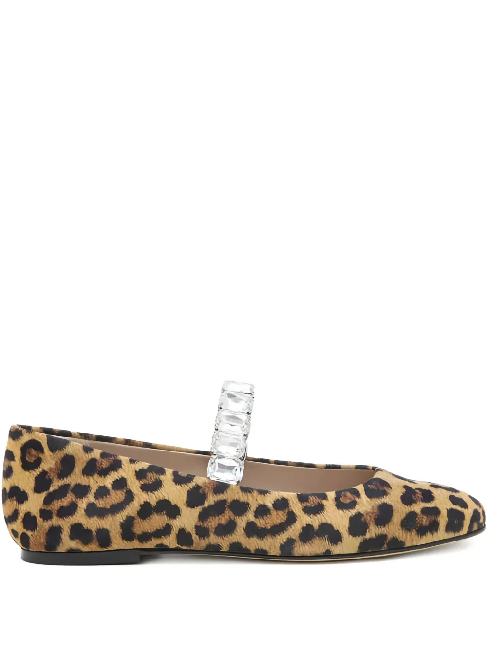 Casadei leopard-print ballet flats | Brown | Image 1