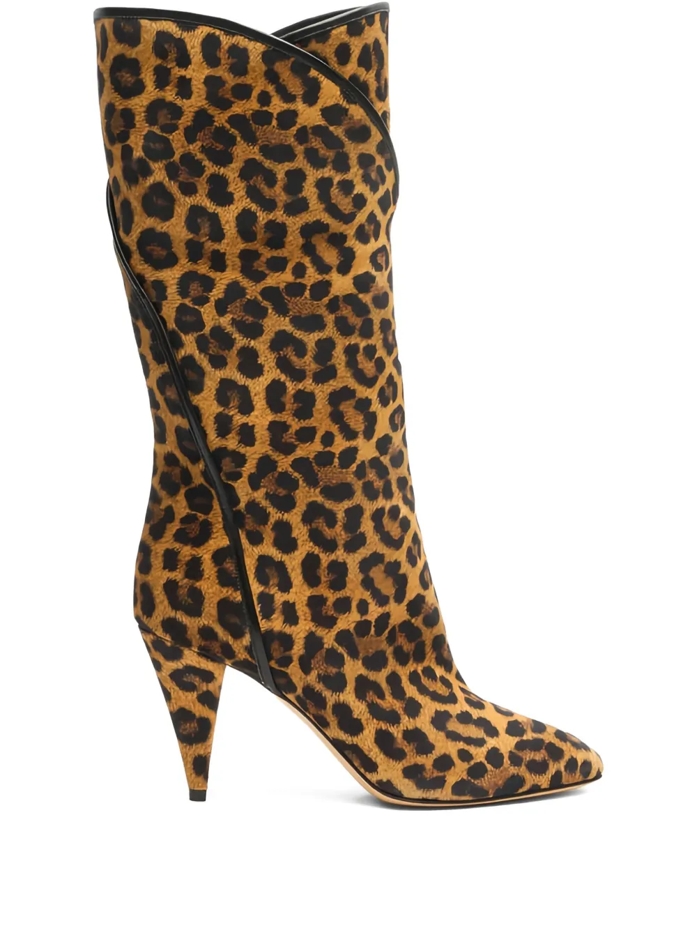 Casadei Venus laarzen met luipaardprint Bruin
