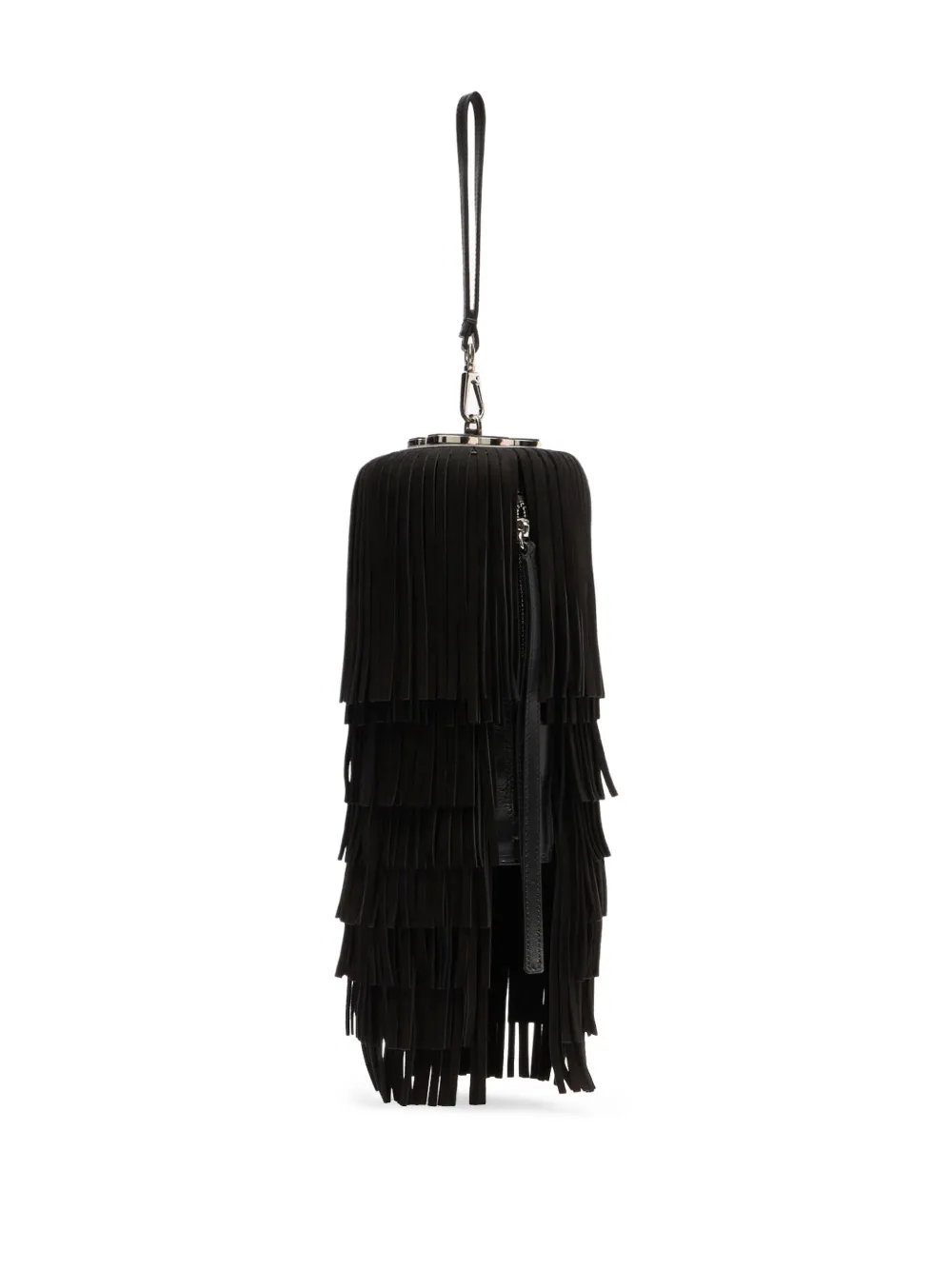 Casadei Pon Pon clutch - Zwart