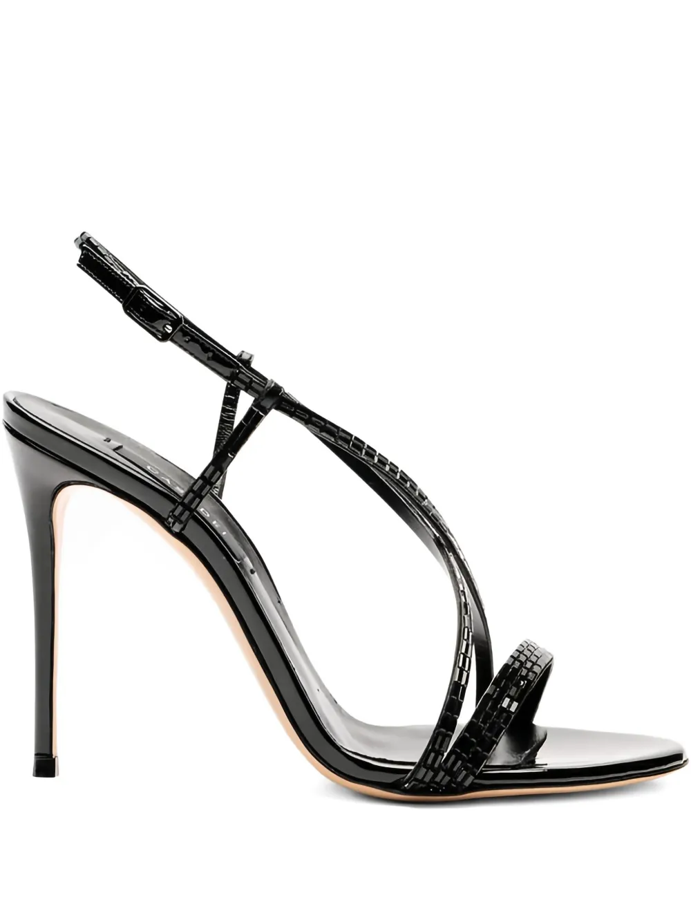 Casadei 100mm Starsway Julia sandals Black