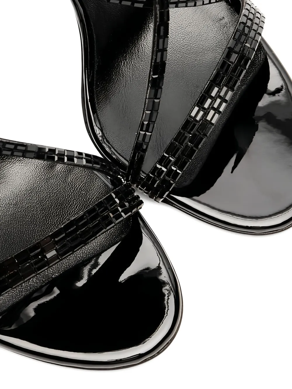 Casadei 100mm Starsway Julia sandals Black