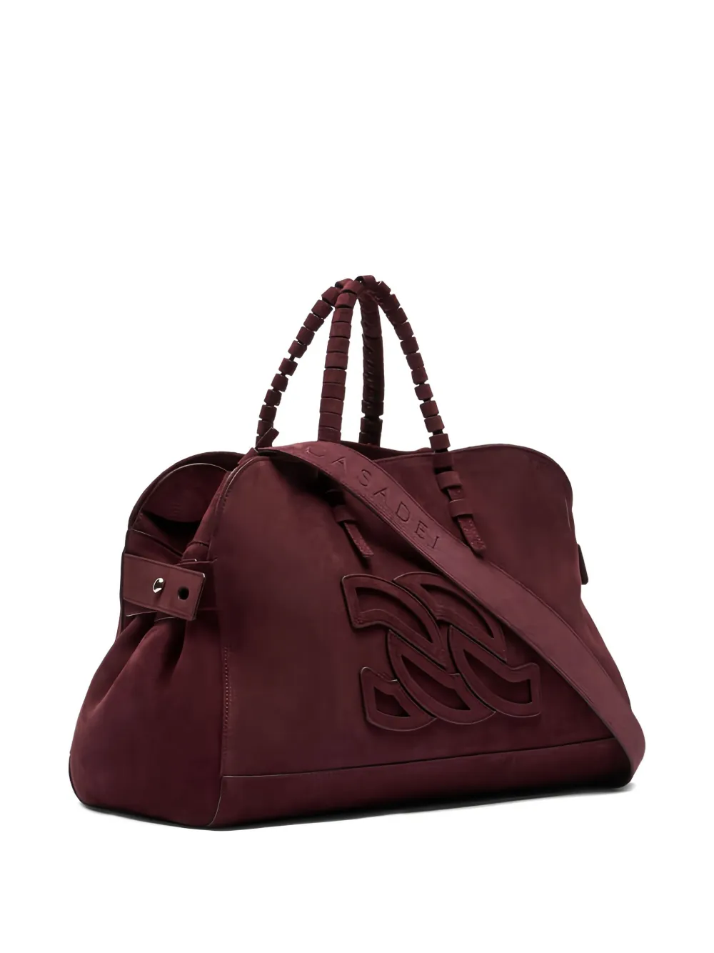Casadei Park Avenue Leather Tote Bag In Red