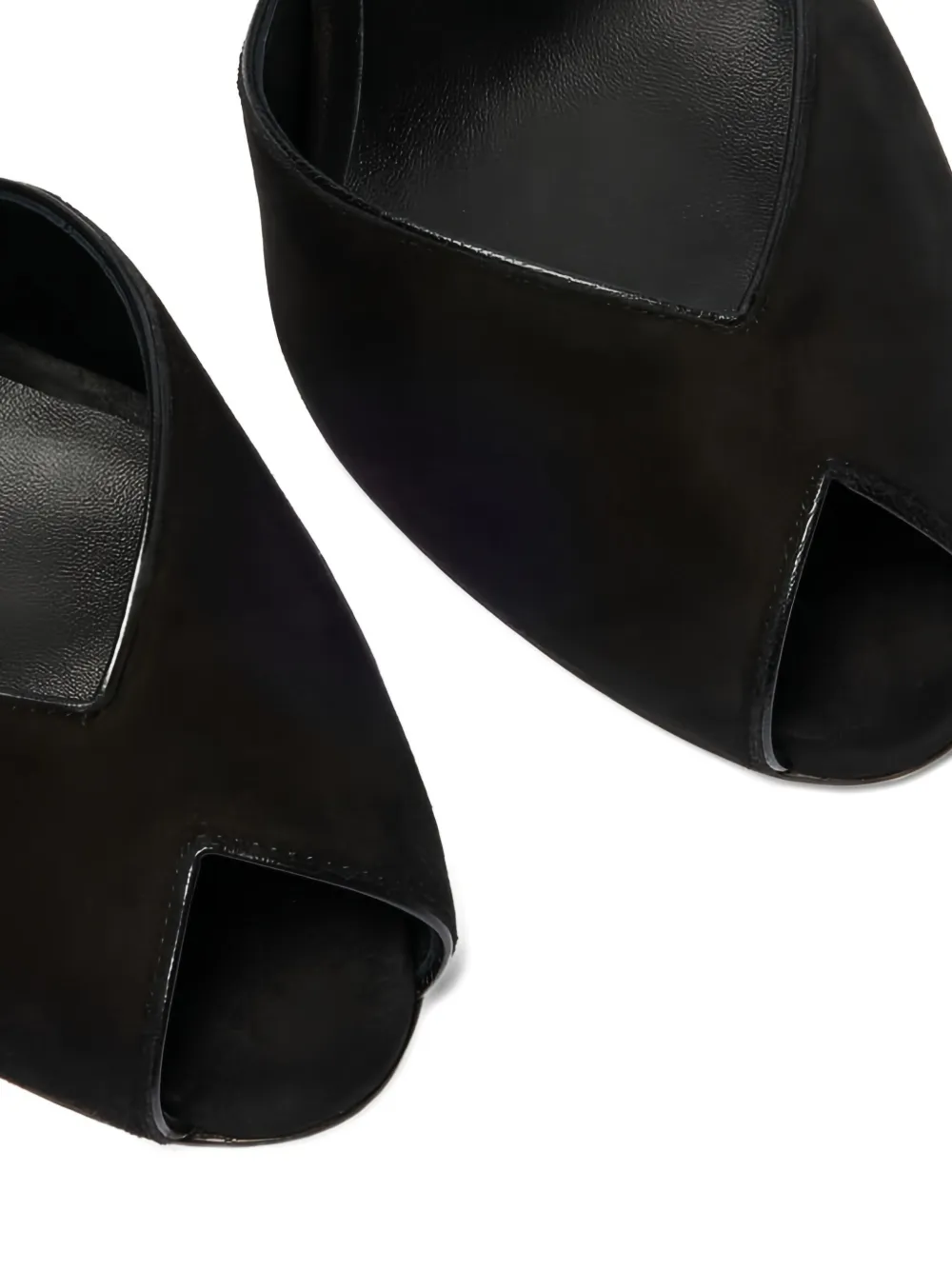 Casadei 75mm Ankle-strap Peep-toe Heeled Pumps In Black