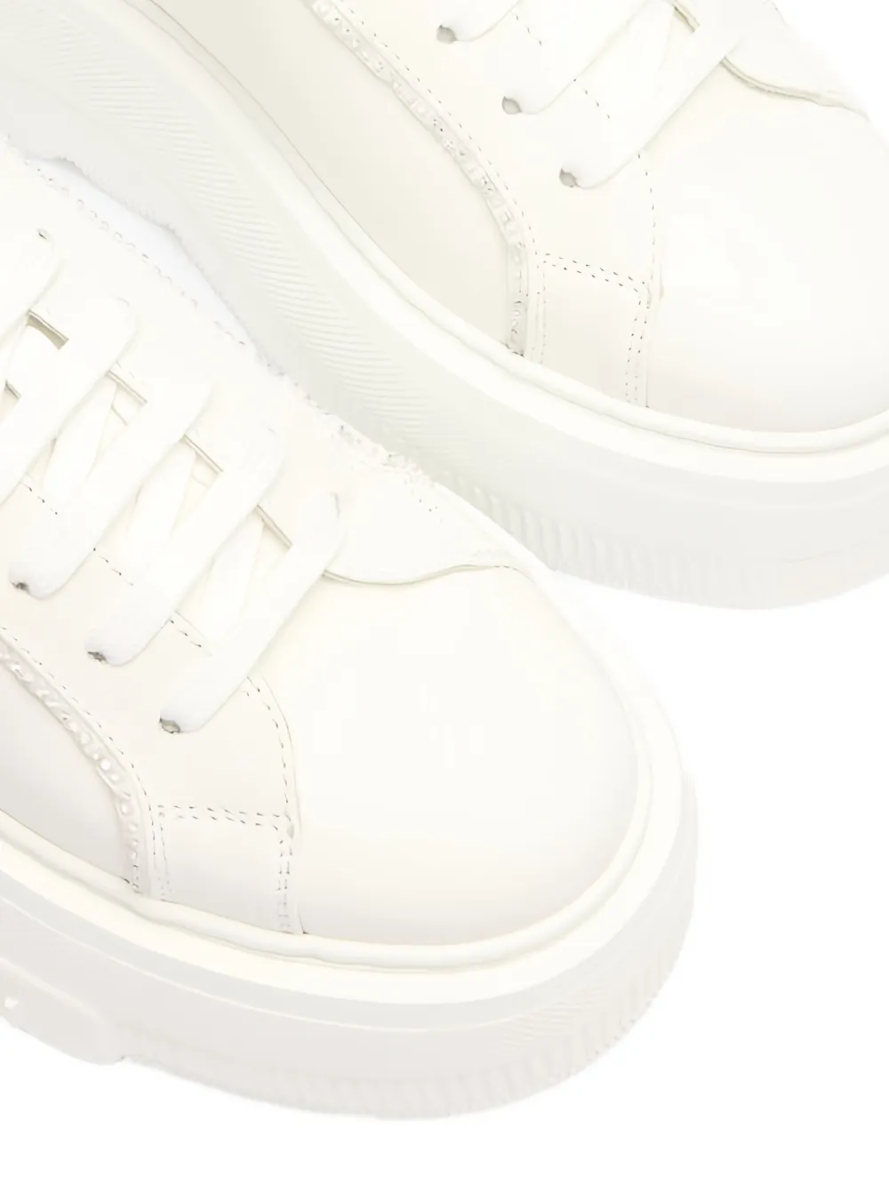 Casadei Nexus Platform Leather Sneakers
