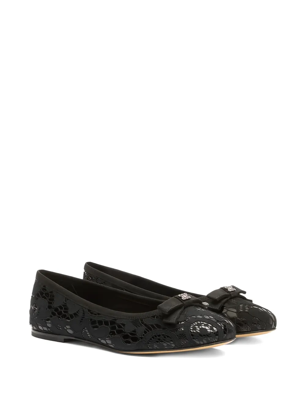 Casadei Liberty Ballet Flats In Black