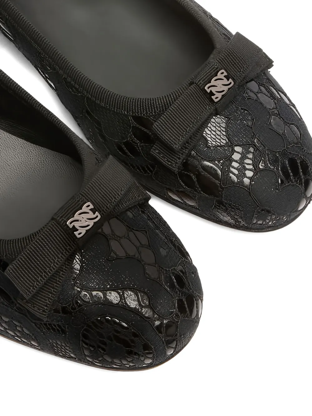 Casadei Liberty Ballet Flats In Black