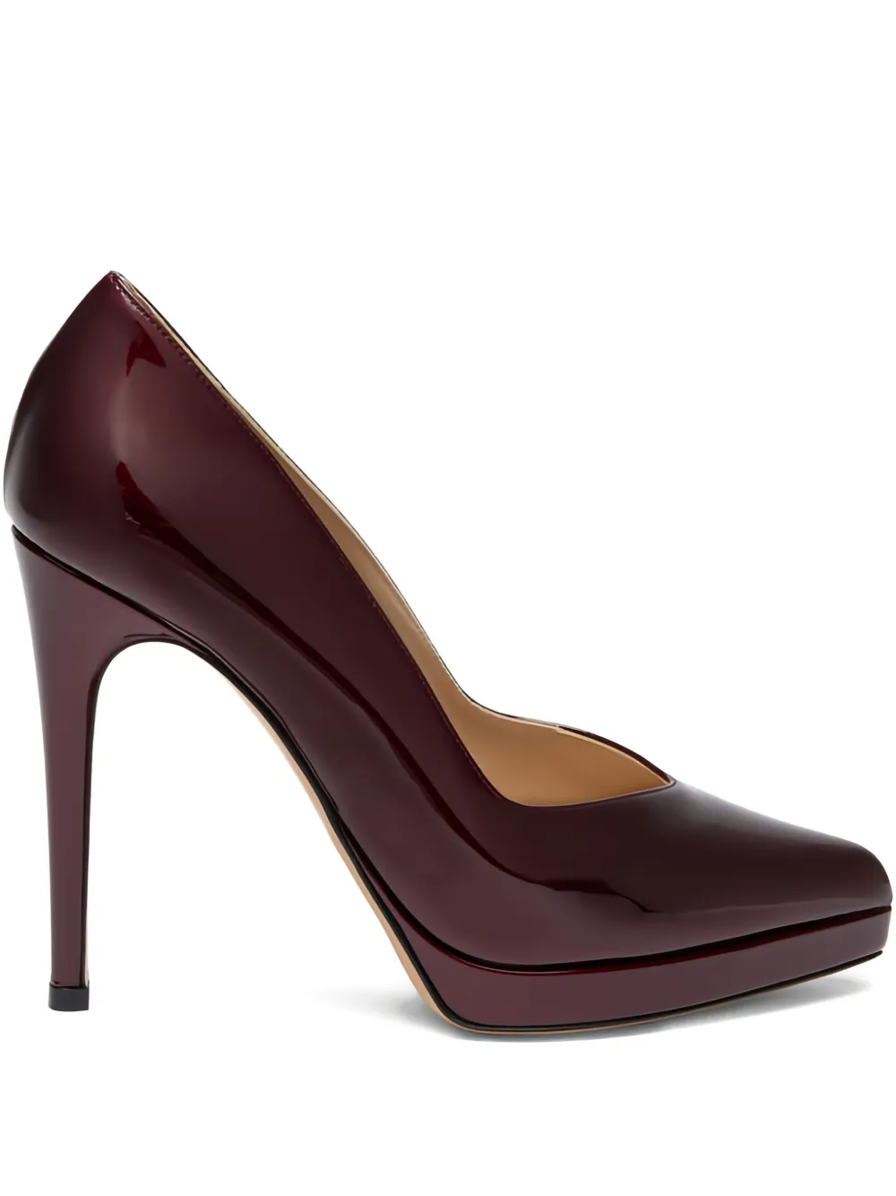 Casadei 100mm Samurai Michelle platform pointed-toe pumps Red
