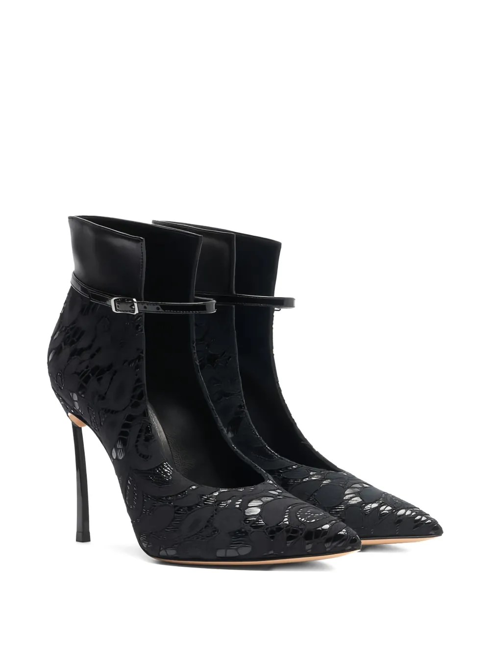 Casadei 100mm Blade Liberty pumps Black