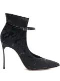 Casadei 100mm Blade Liberty pumps - Black