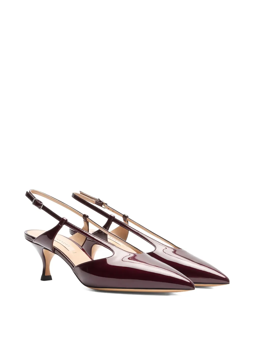 Casadei 50 mm Julia slingback pumps Rood