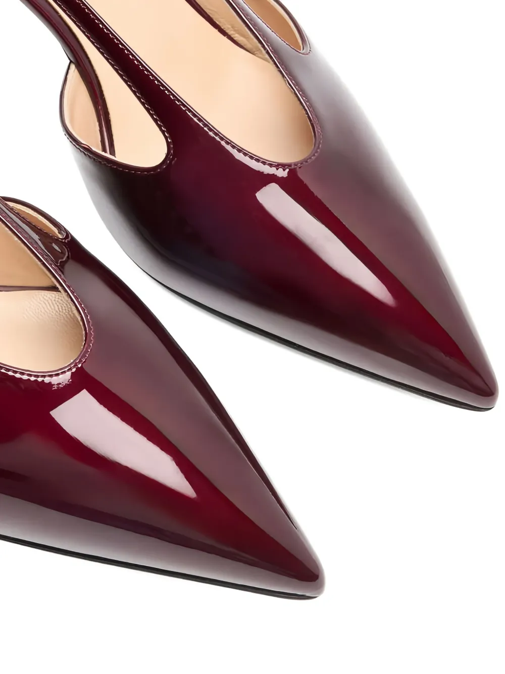 Casadei 50 mm Julia slingback pumps Rood