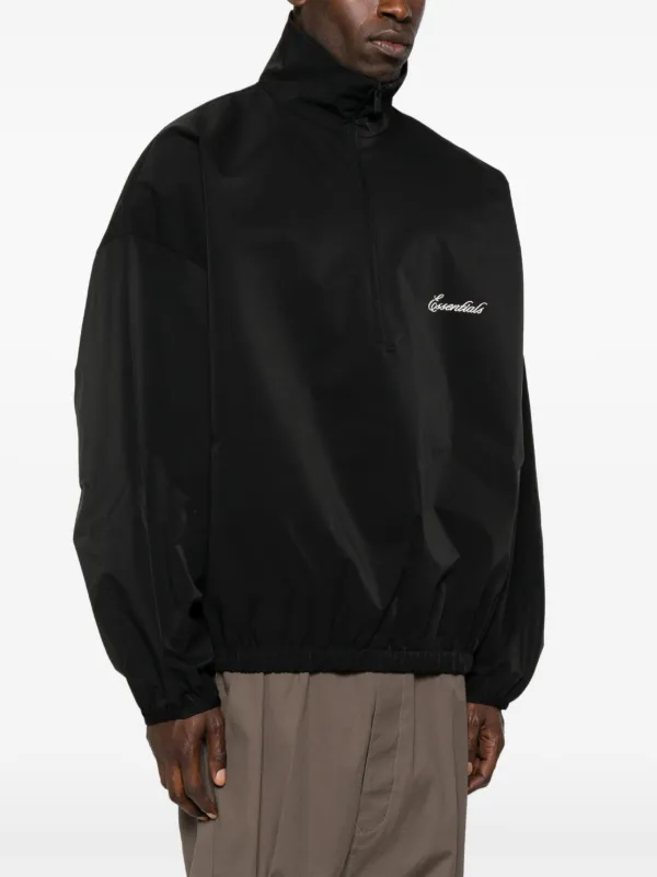 ジャケットその他 FEAR OF GOD Men Jacket FG24FW30 638WCT Black Fear of God Black zipped jacket | TheDoubleF