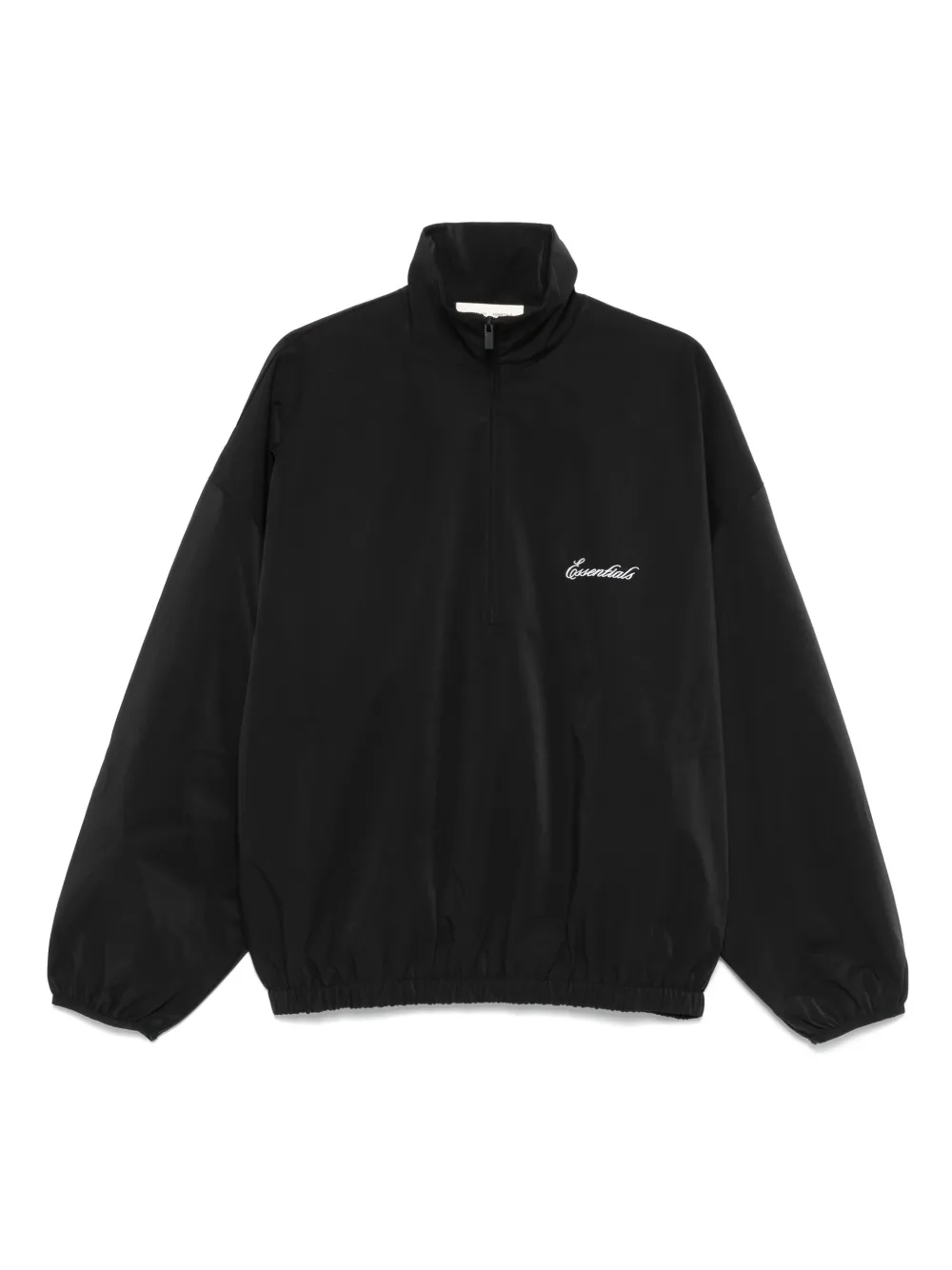 FEAR OF GOD ESSENTIALS logo-embroidered jacket - ブラック FEAR OF GOD ESSENTIALS logo-embroidered jacket - ブラック