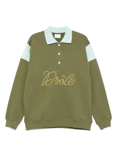 Drôle De Monsieur cotton polo shirt 