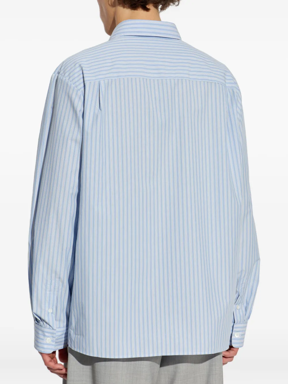 A.P.C. Gestreept overhemd Blauw