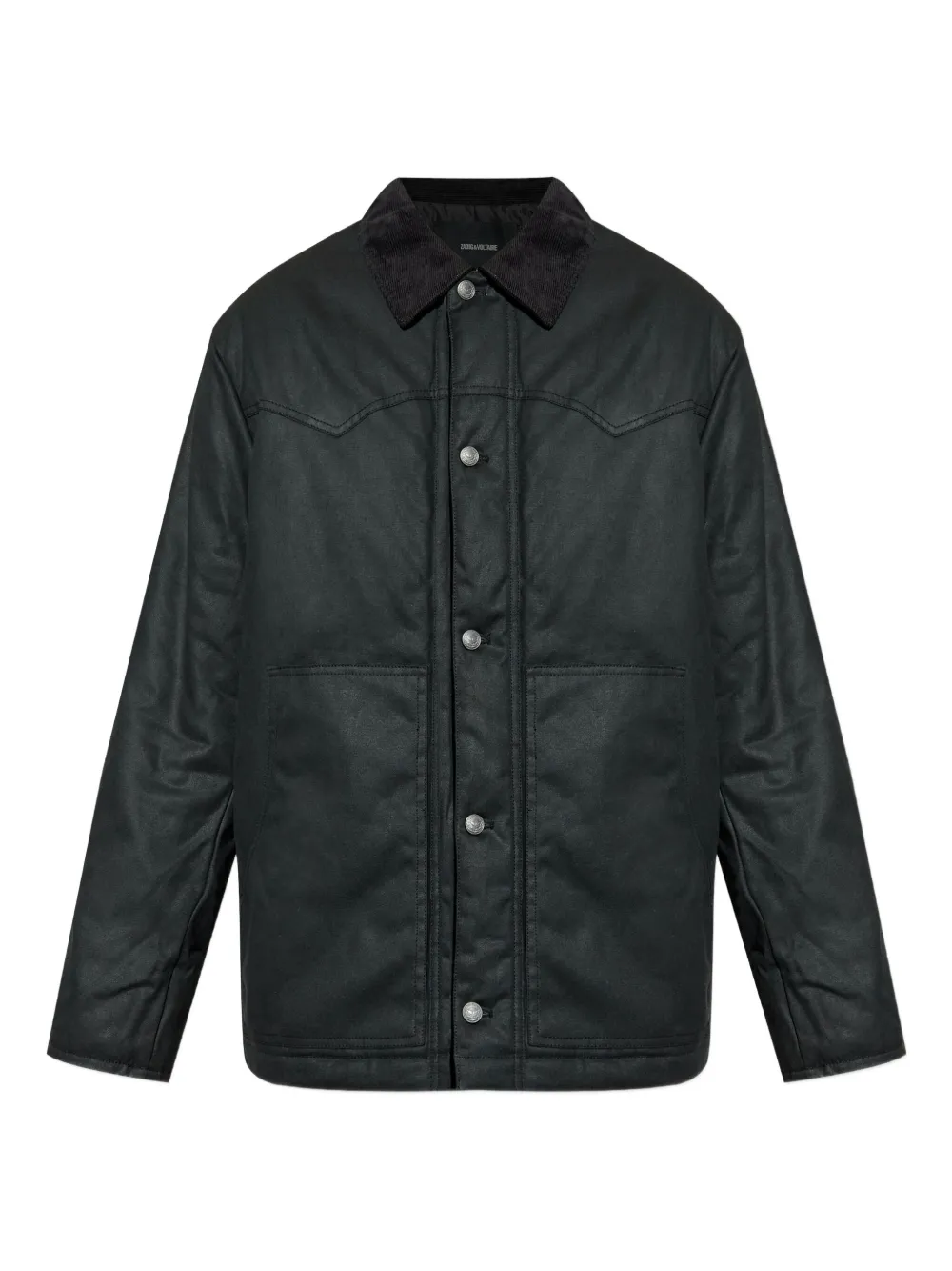 Zadig&Voltaire panelled button-up jacket | Black | Image 1