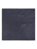 Giorgio Armani textured pocket square - Blue