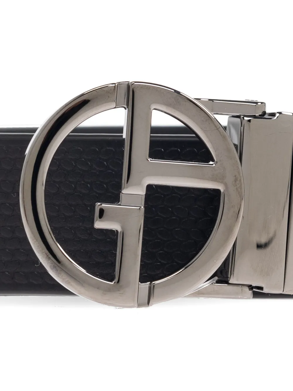 Giorgio Armani Riem met logogesp Zwart