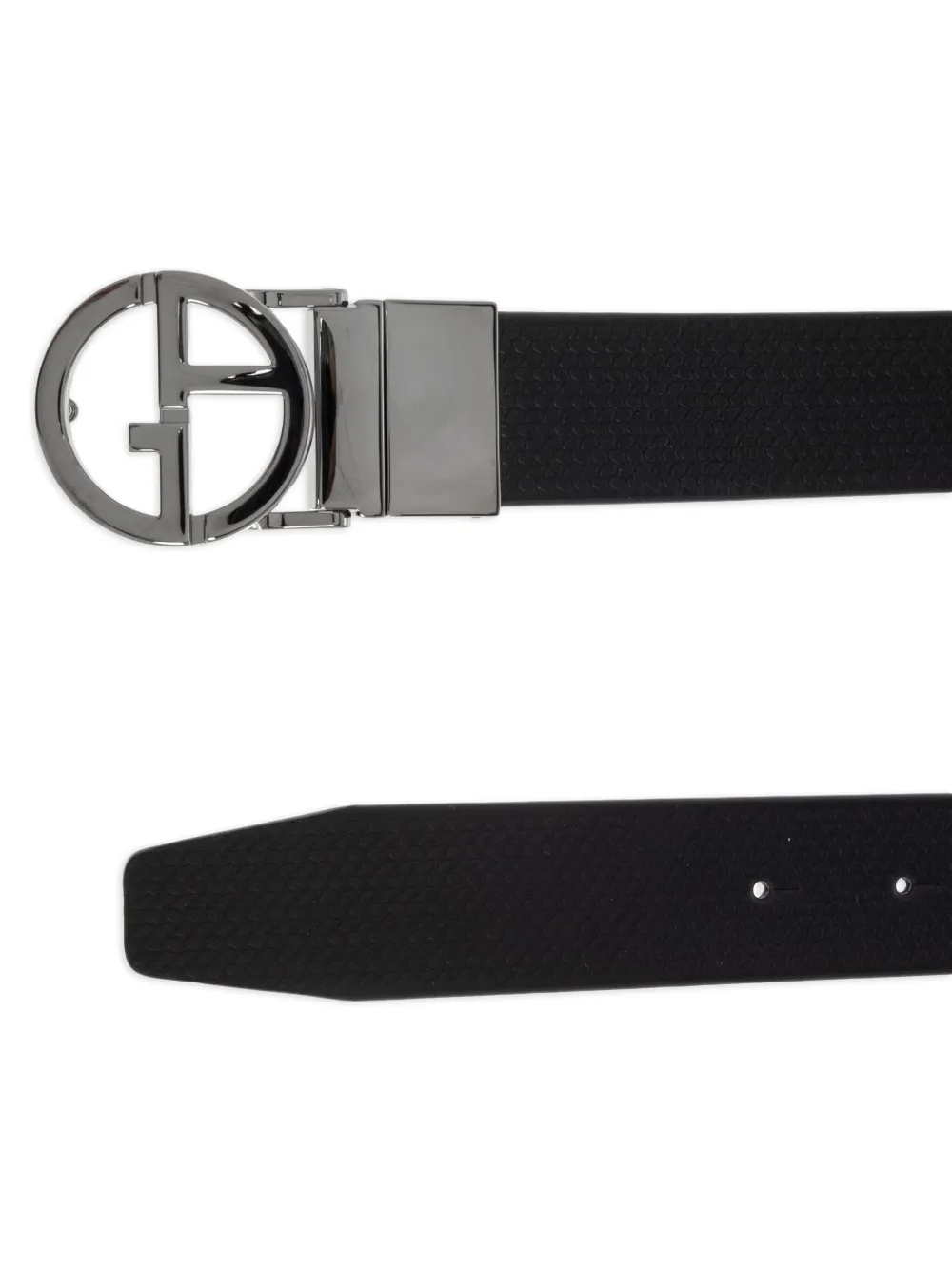 Giorgio Armani cinturón con logo en la hebilla | Image 2