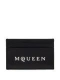 Alexander McQueen logo-print cardholder - Black